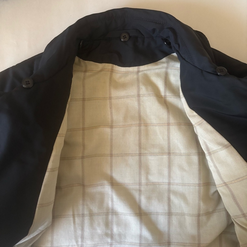 Black Quilted Lightweight Puffer Jacket with Removable Faux Fur Collar Size 8 - Picture 9 of 14